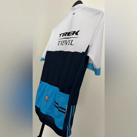 🚴‍♂️ Santini x Trek Travel Men’s Cycling Jersey–Pro-Quality, NWOT! (XL) - Picture 4 of 16